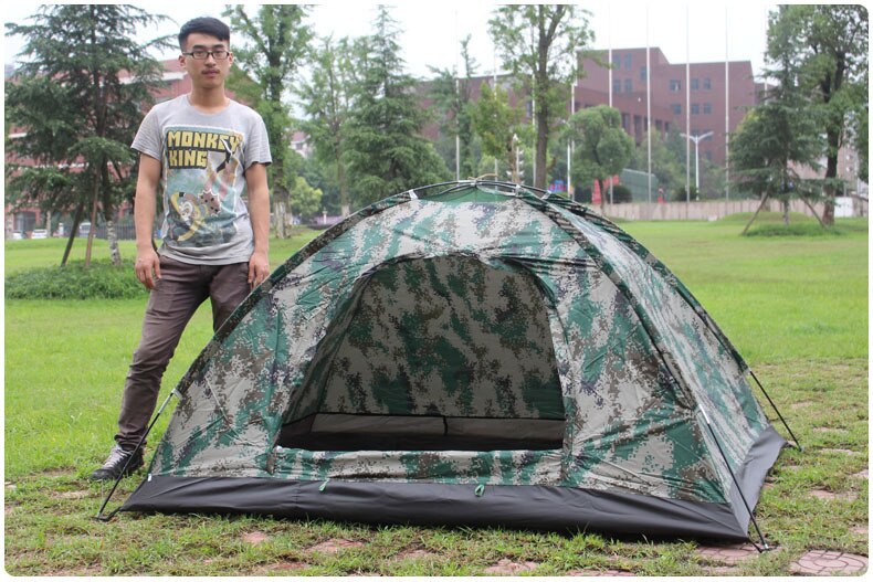 Cheap Goat Tents EL INDIO Outdoor Double tent outdoor camping single Camping Tent 2 people super light tent AT6510 Tents 